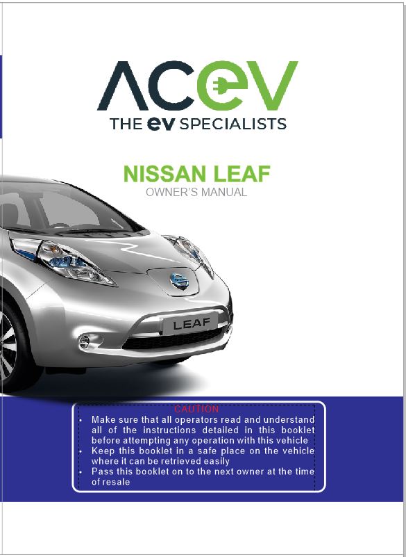 Nissan Leaf (30kWh) Owner's Manual