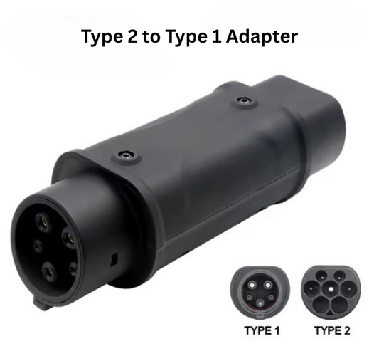 Type 2 to Type 1 Charge Cable Adapter
