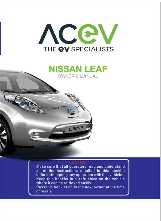 Nissan Leaf (30kWh) Owner's Manual