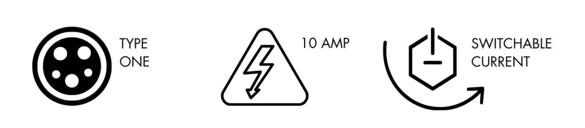 LRCD Type 1, Portable Charger Cable 10 Amp 7m
