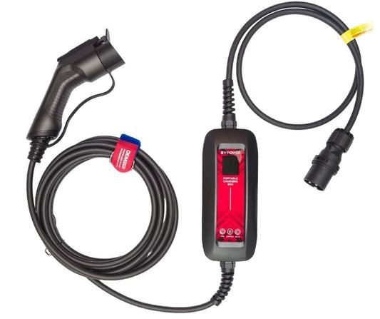 Premium Type 1 Charging Cable, 16 Amp (CEE/caravan plug)